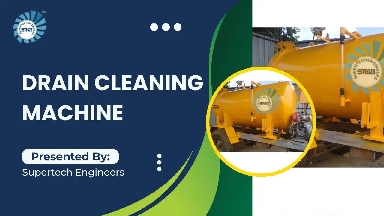 You are currently viewing What Is a Drain Cleaning Machine? Types, Working & Applications